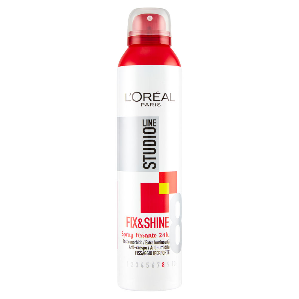 Studio line fix&shine spray iperforte bombola ml.250