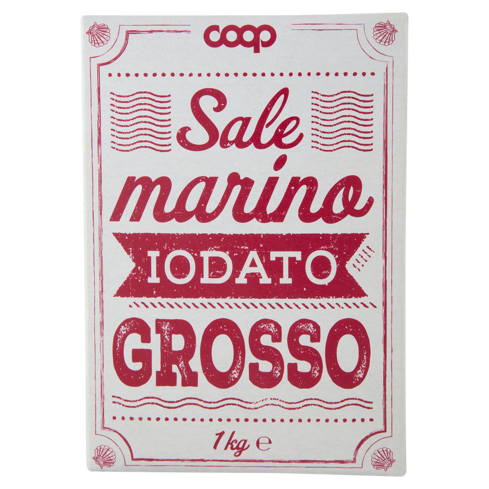 SALE IODATO MARINO GROSSO COOP SCATOLA KG.1 - 1