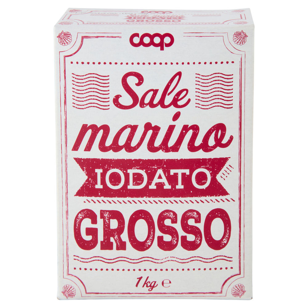 SALE IODATO MARINO GROSSO COOP SCATOLA KG.1 - 9