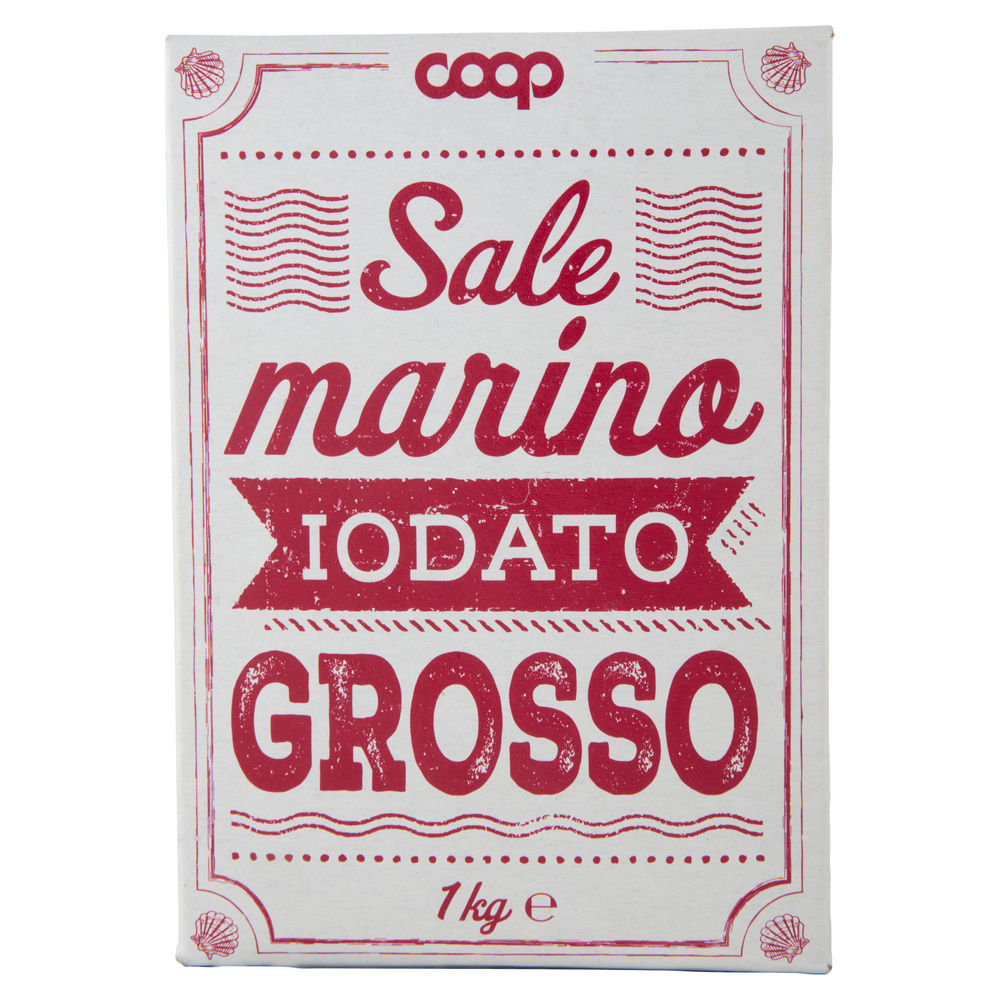 SALE IODATO MARINO GROSSO COOP SCATOLA KG.1 - 10