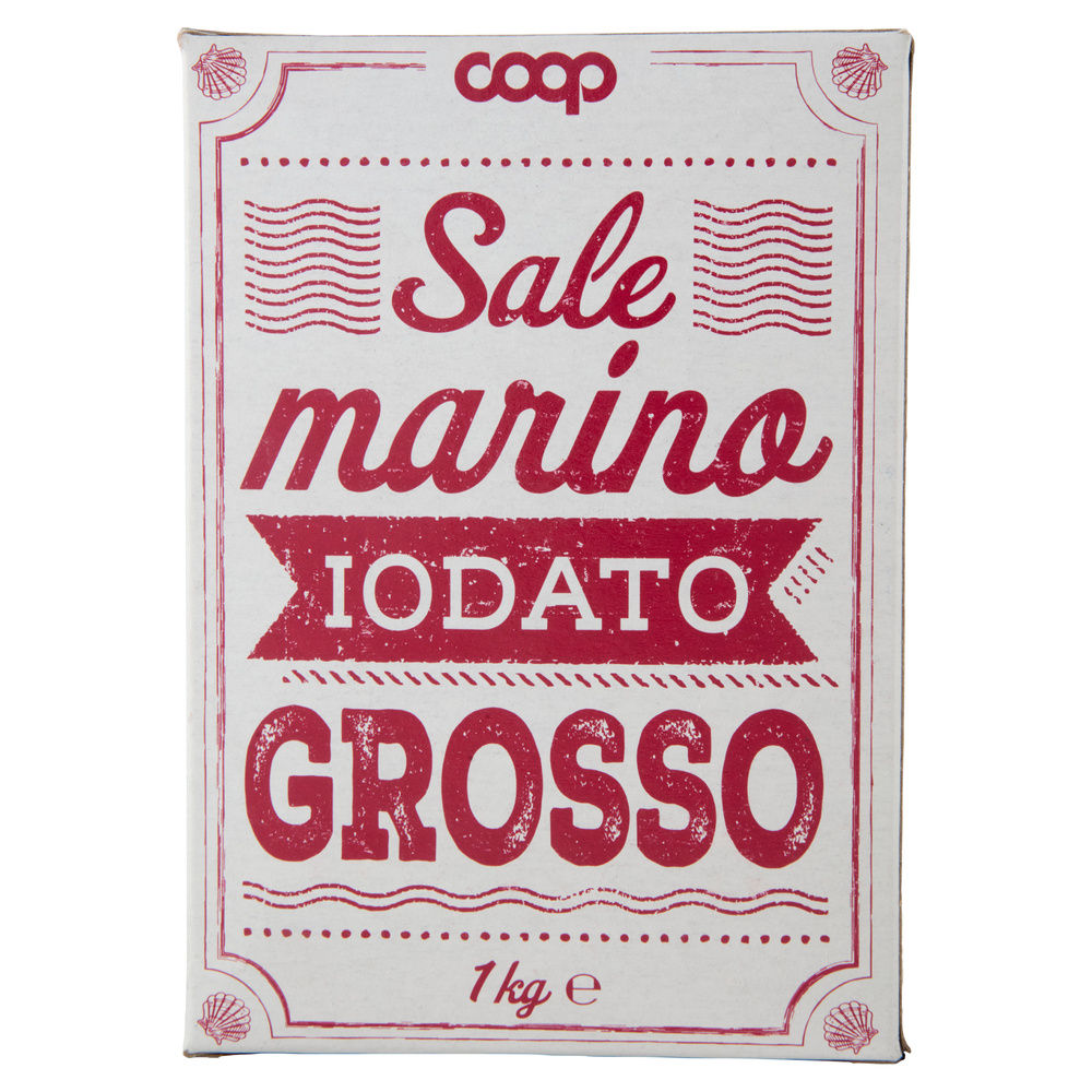 SALE IODATO MARINO GROSSO COOP SCATOLA KG.1 - 2