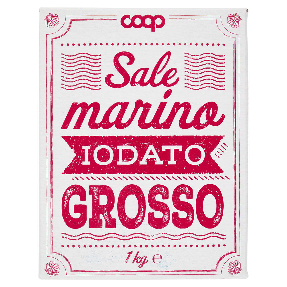 Sale iodato marino grosso coop scatola kg.1