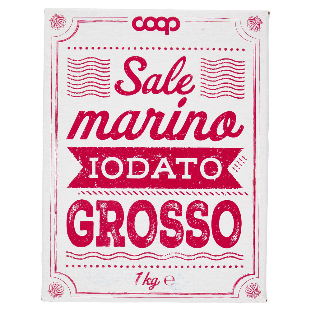 SALE IODATO MARINO GROSSO COOP SCATOLA KG.1 - 5