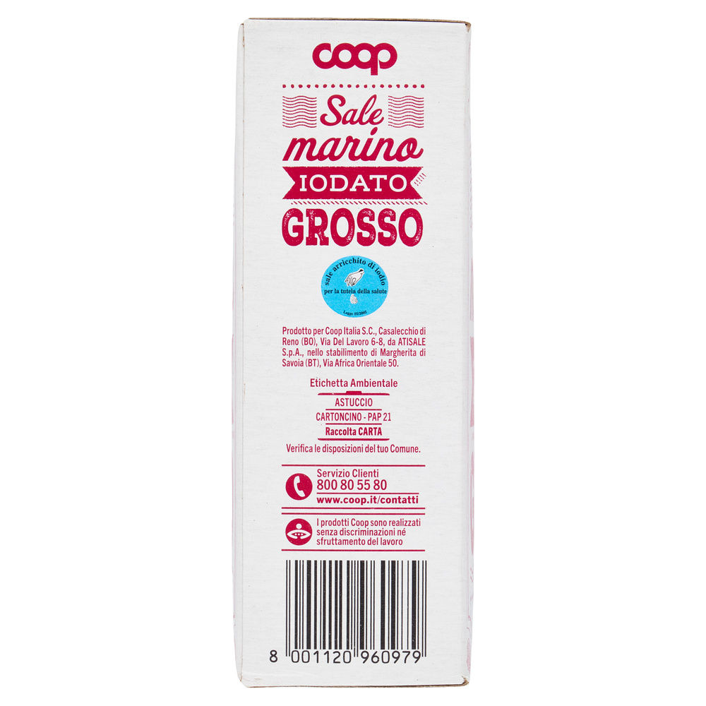 SALE IODATO MARINO GROSSO COOP SCATOLA KG.1 - 6