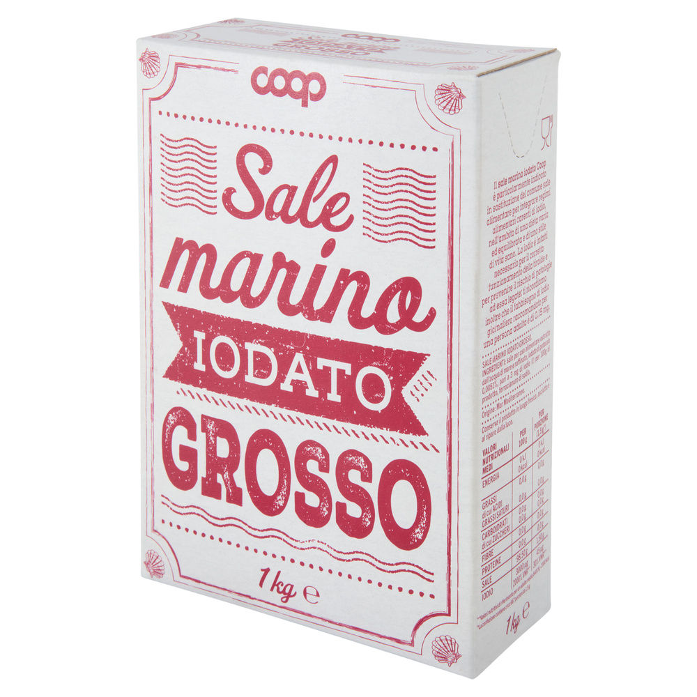 SALE IODATO MARINO GROSSO COOP SCATOLA KG.1 - 17