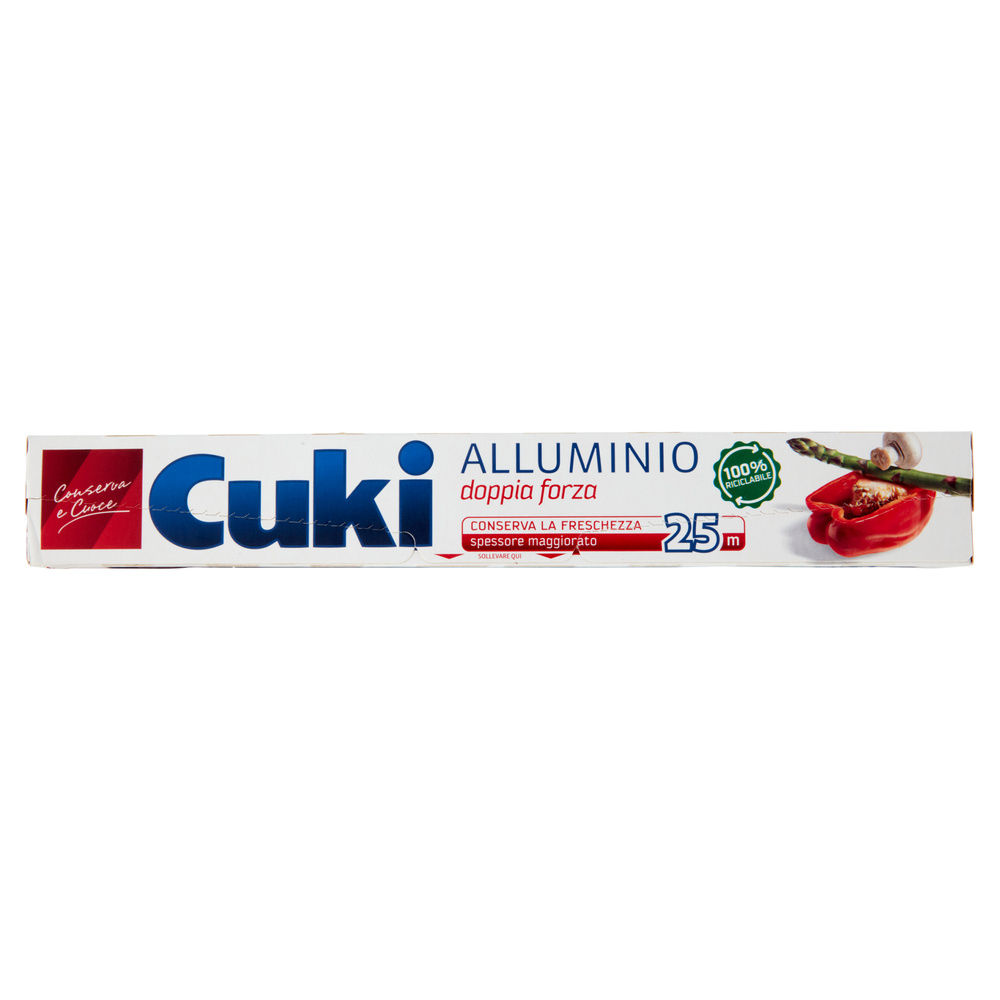 ROTOLO ALLUMINIO CUKI DOPPIA FORZA MT.25 SCATOLA PZ.1 - 8