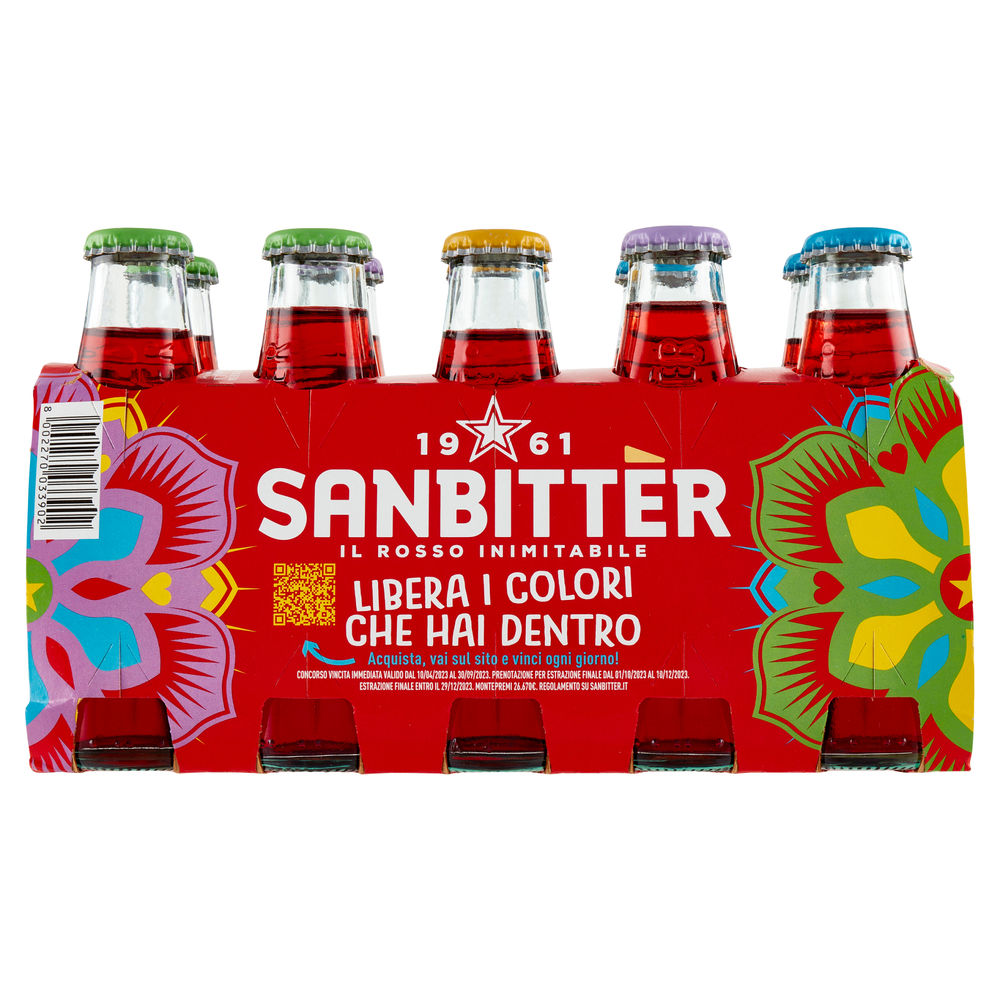 APERITIVO ANALCOLICO SANBITTER ROSSO SAN PELLEGRINO CLUSTER VETRO ML 100X10 - 2