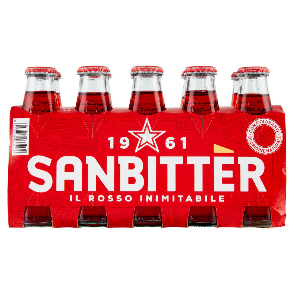 APERITIVO ANALCOLICO SANBITTER ROSSO SAN PELLEGRINO CLUSTER VETRO ML 100X10 - 3