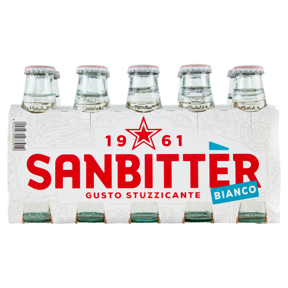 APERITIVO ANALCOLICO SANBITTER BIANCO DRY SAN PELLEGRINO CLUSTER VETRO ML 100X10 - 3