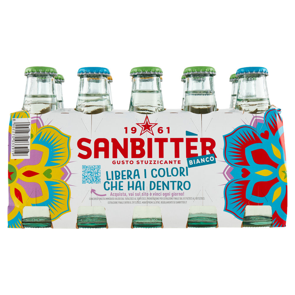 APERITIVO ANALCOLICO SANBITTER BIANCO DRY SAN PELLEGRINO CLUSTER VETRO ML 100X10 - 2