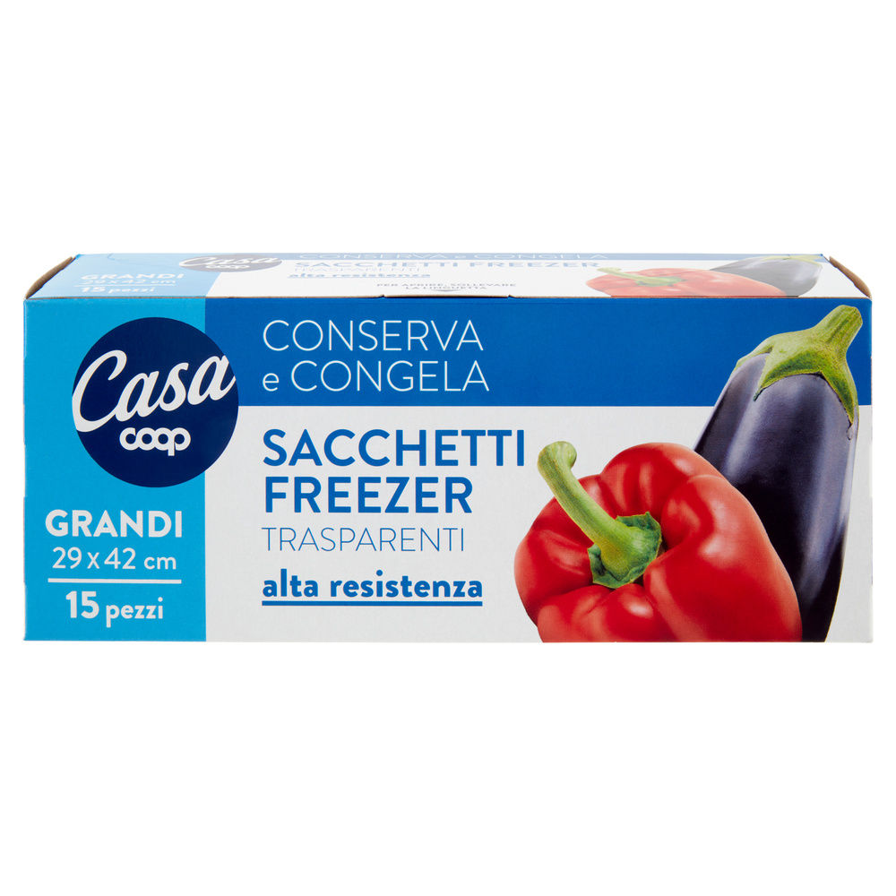 SACCH.FREEZER COOP CASA GRANDI CM.29X42 PZ.15 - 2