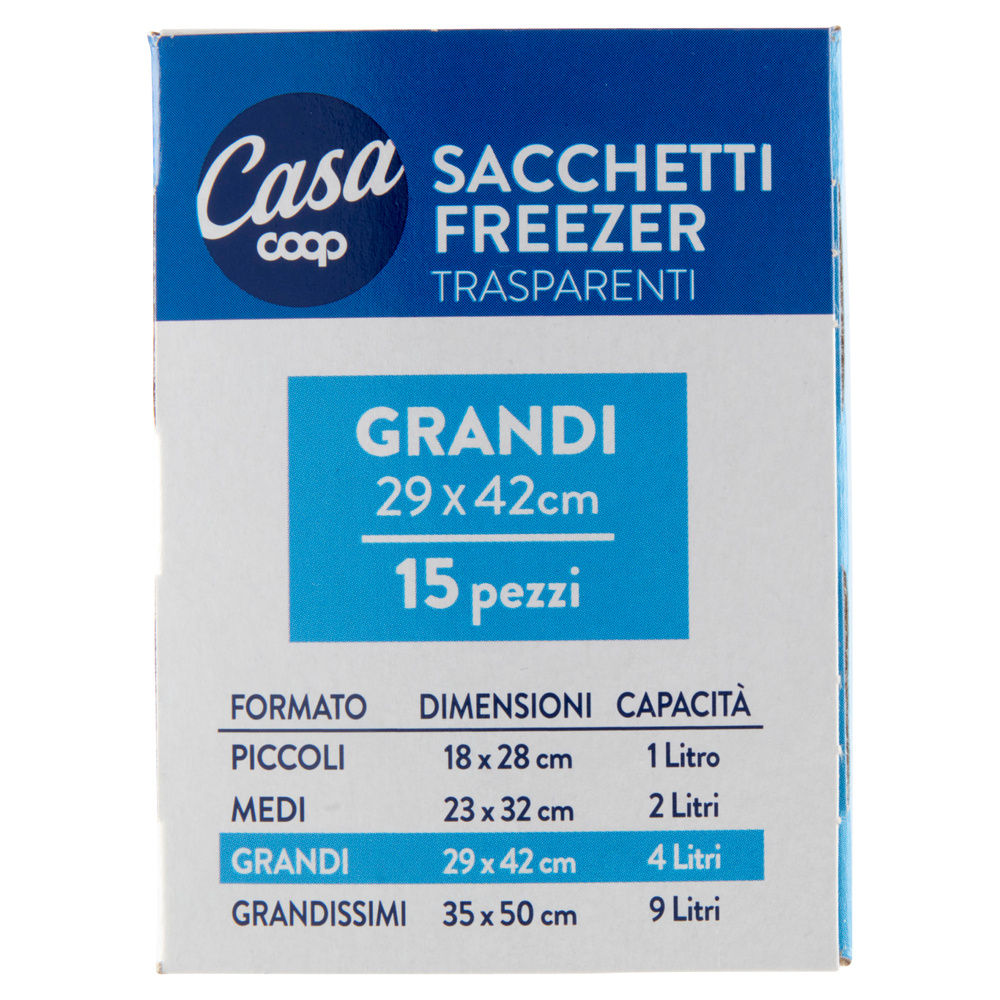 SACCH.FREEZER COOP CASA GRANDI CM.29X42 PZ.15 - 5