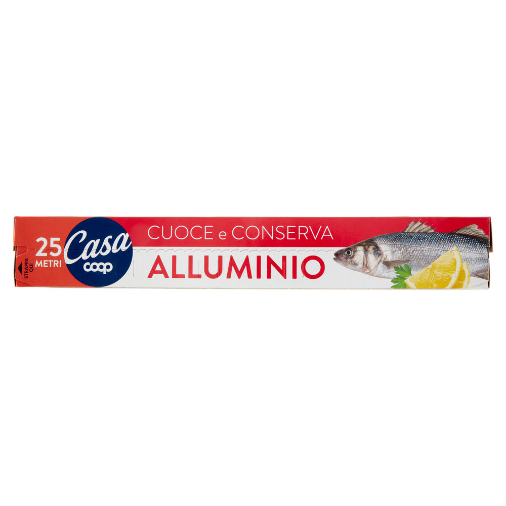 Rotolo alluminio coop casa mt 25 scatola pz 1