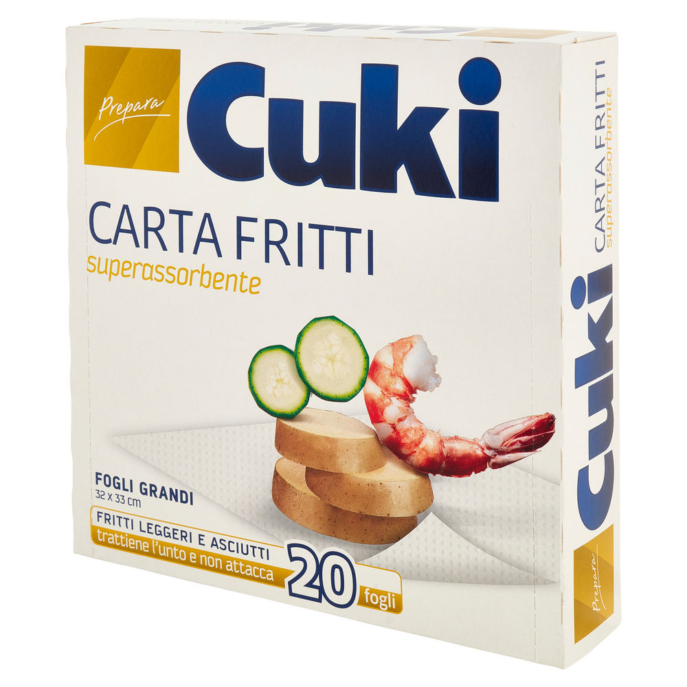 CARTA PER FRITTI 20 FOGLI CUKI - 8