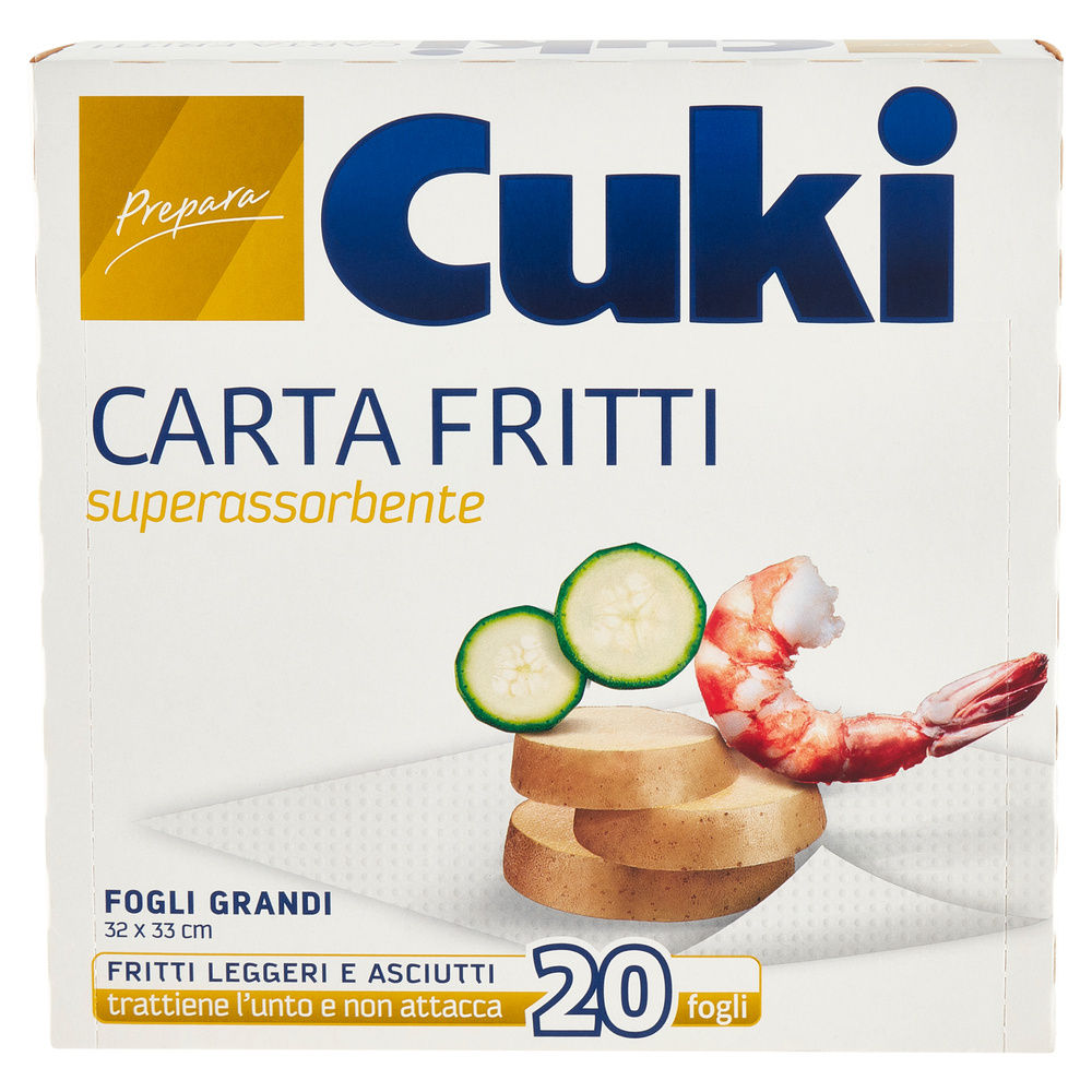 CARTA PER FRITTI 20 FOGLI CUKI - 4