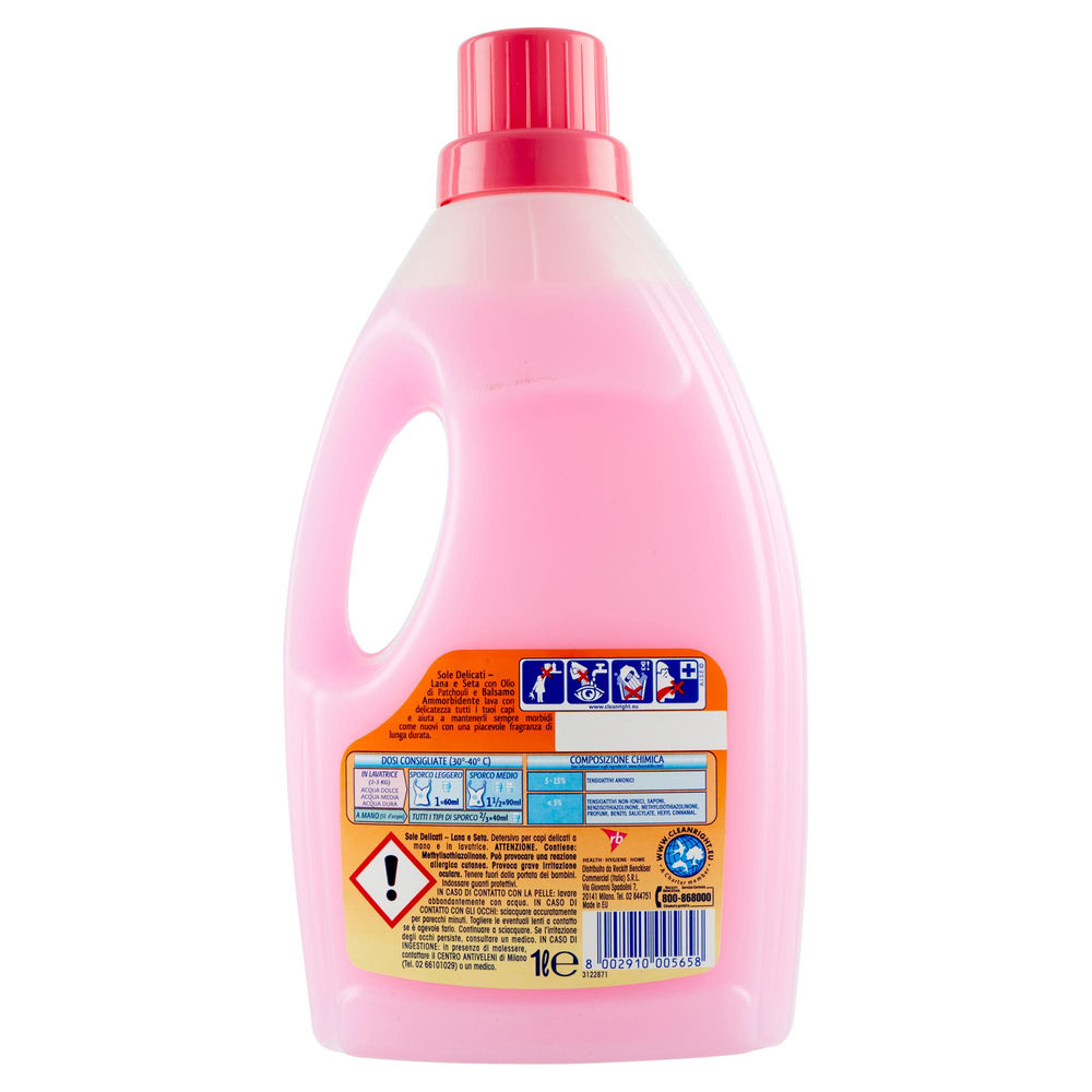 DETERSIVO SOLE DELICATO LIQUIDO CLASSICO FLACONE L 1 - 1