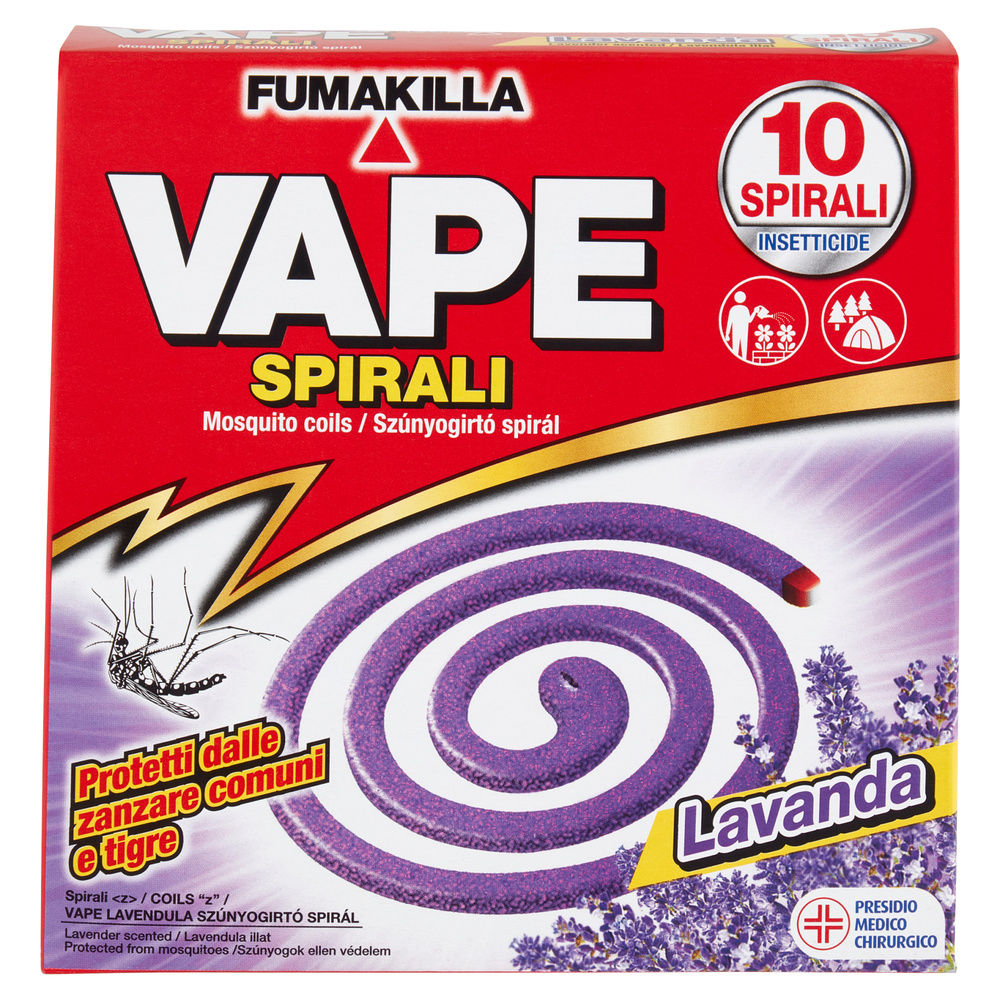 REPULSIVO SPIRALI VAPE PROFUMAZIONI ASSORTITE PZ.10 - 7