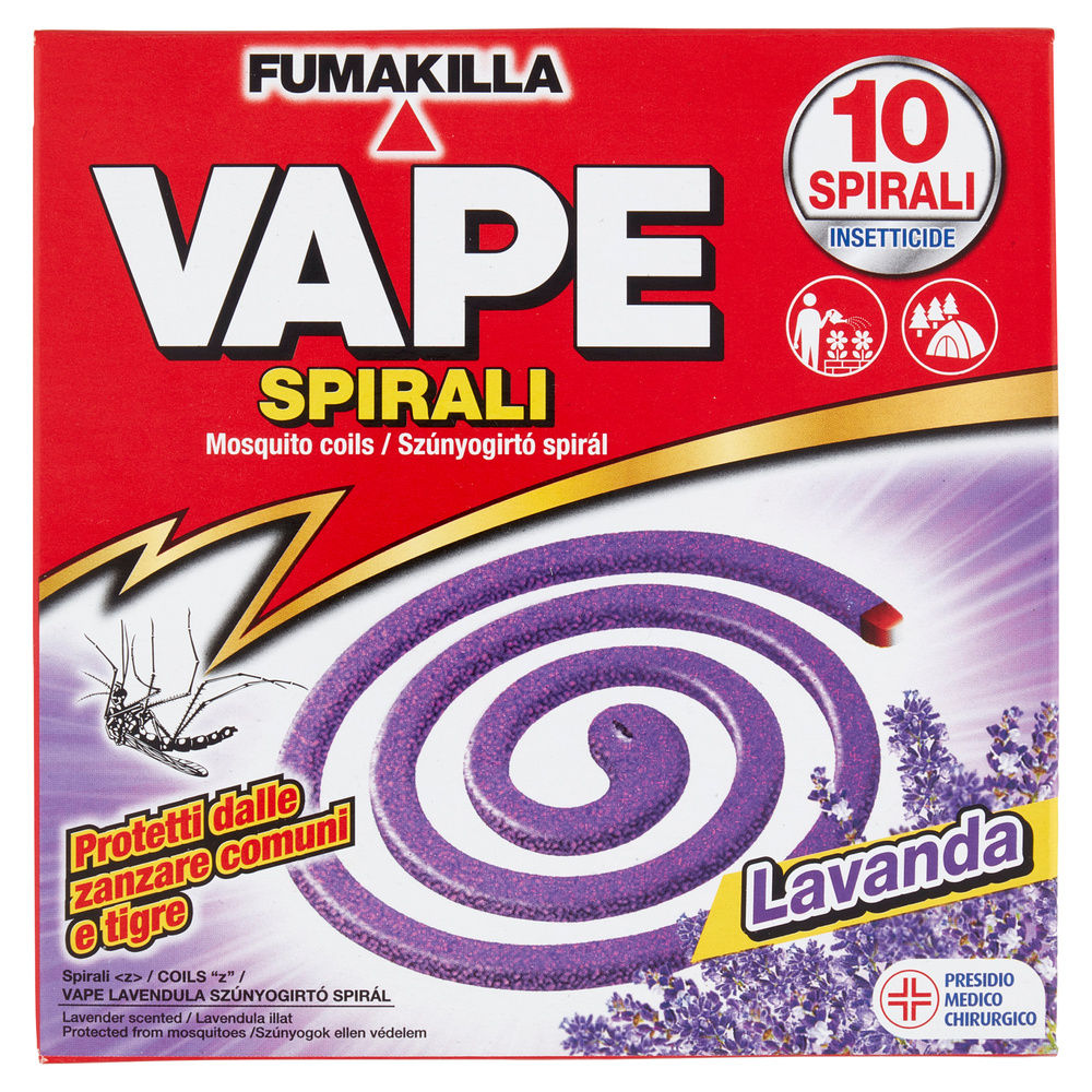 REPULSIVO SPIRALI VAPE PROFUMAZIONI ASSORTITE PZ.10 - 2