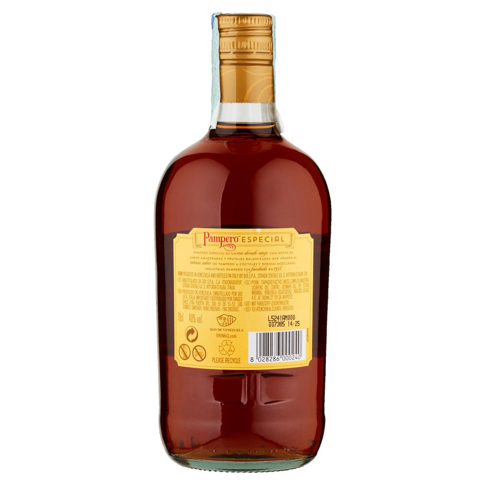 RHUM RON PAMPERO ESPECIAL 40 GRADI BOTTIGLIA ML 700 - 1