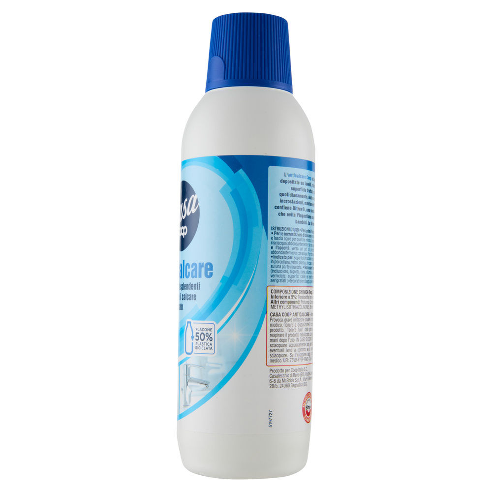 DETERGENTE LIQUIDO ANTICALCARE COOP CASA ML.500 - 13