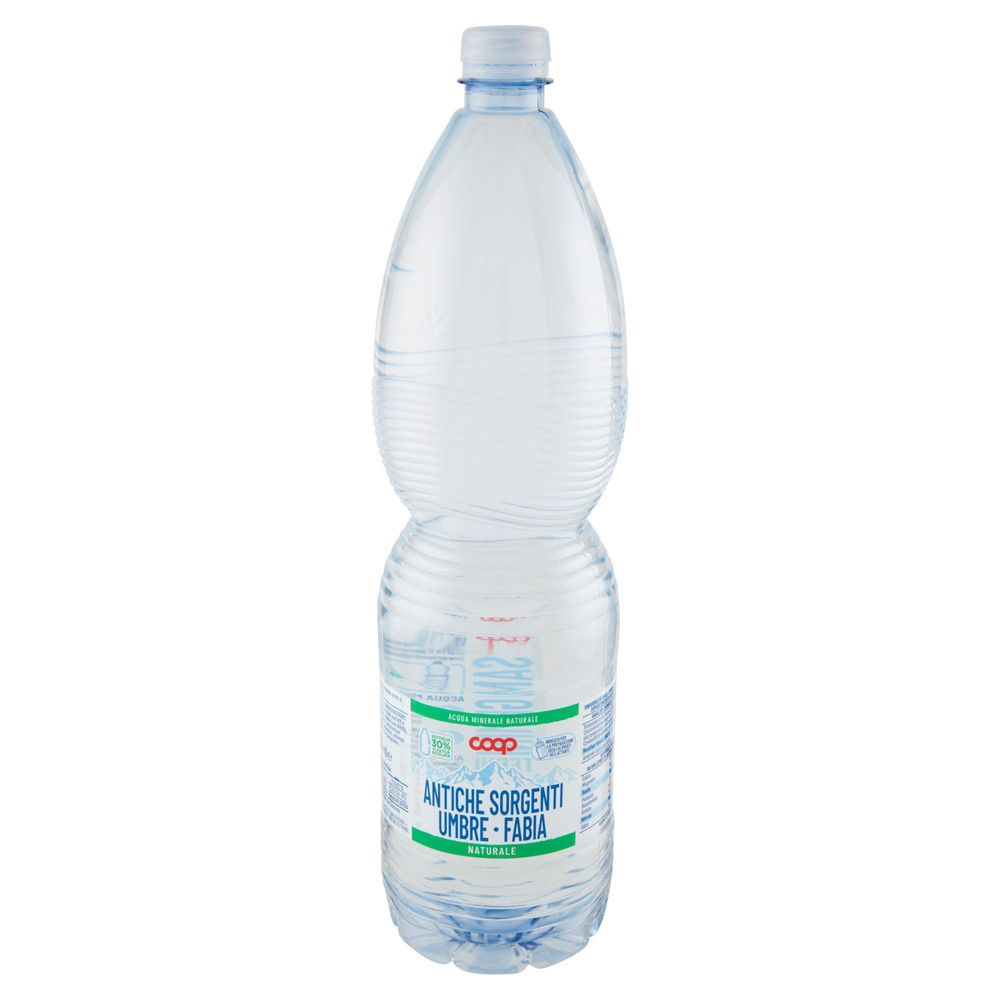 ACQUA MINERALE COOP NATURALE ANTICHE SORGENTI UMBRE FABIA RPET L 1,5 - 2