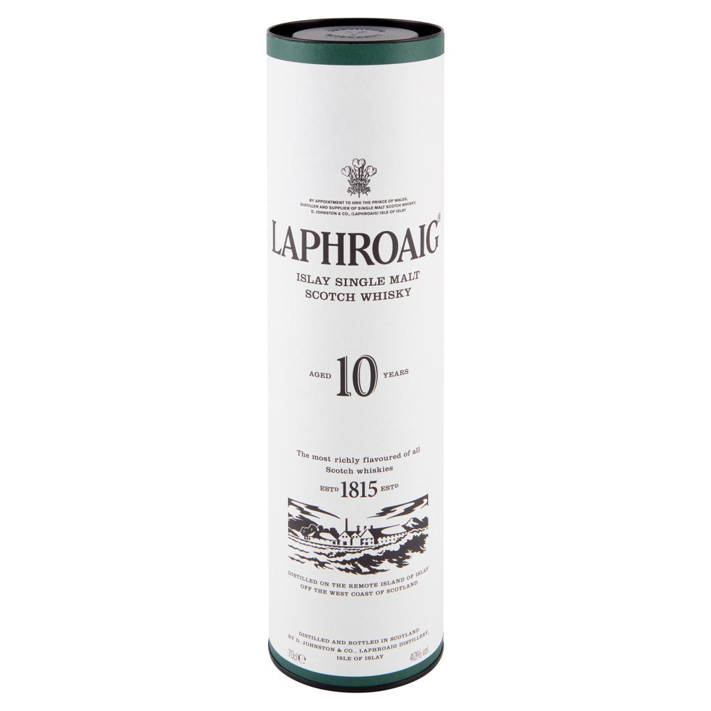 WHISKY LAPHROAIG 10 Y.O. 40 GRADI ASTUCCIO ML.700 - 2