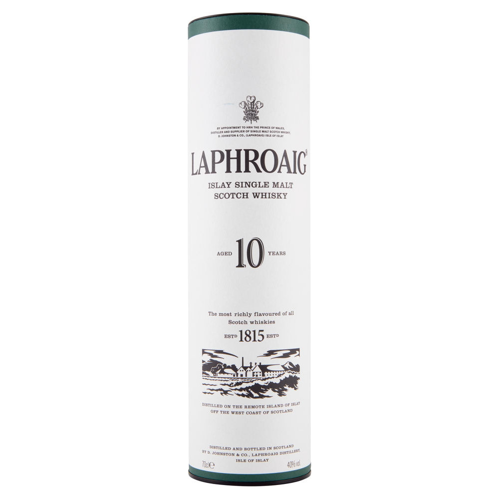 WHISKY LAPHROAIG 10 Y.O. 40 GRADI ASTUCCIO ML.700 - 3