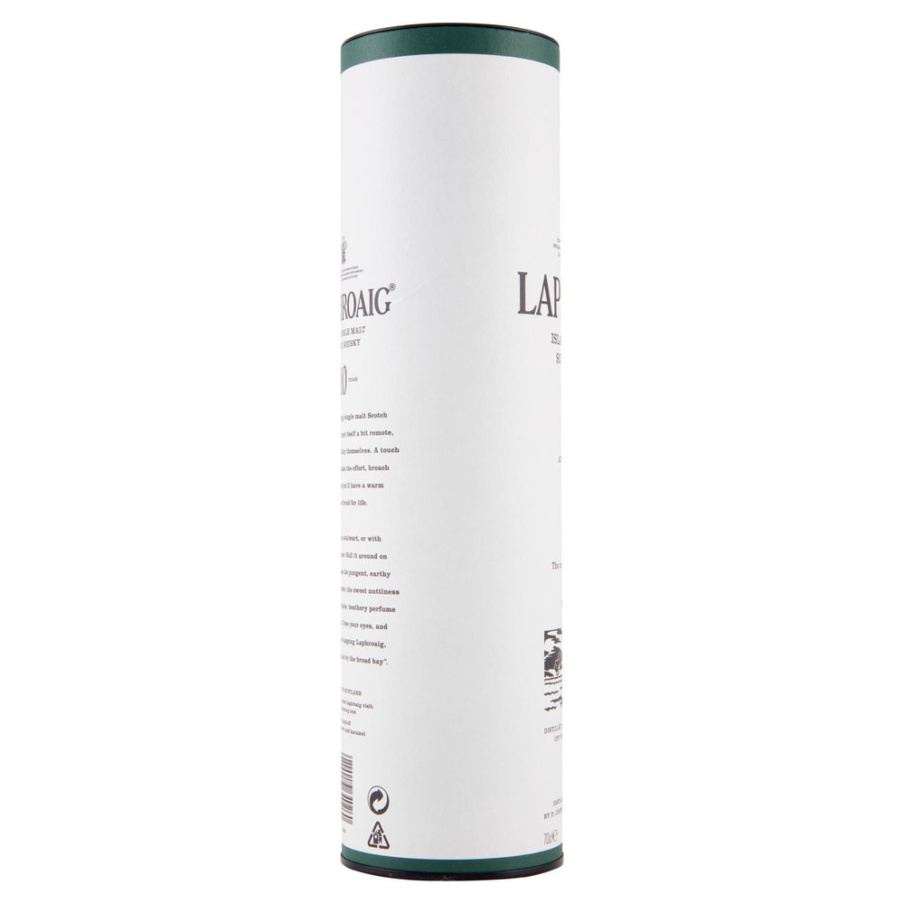 WHISKY LAPHROAIG 10 Y.O. 40 GRADI ASTUCCIO ML.700 - 4