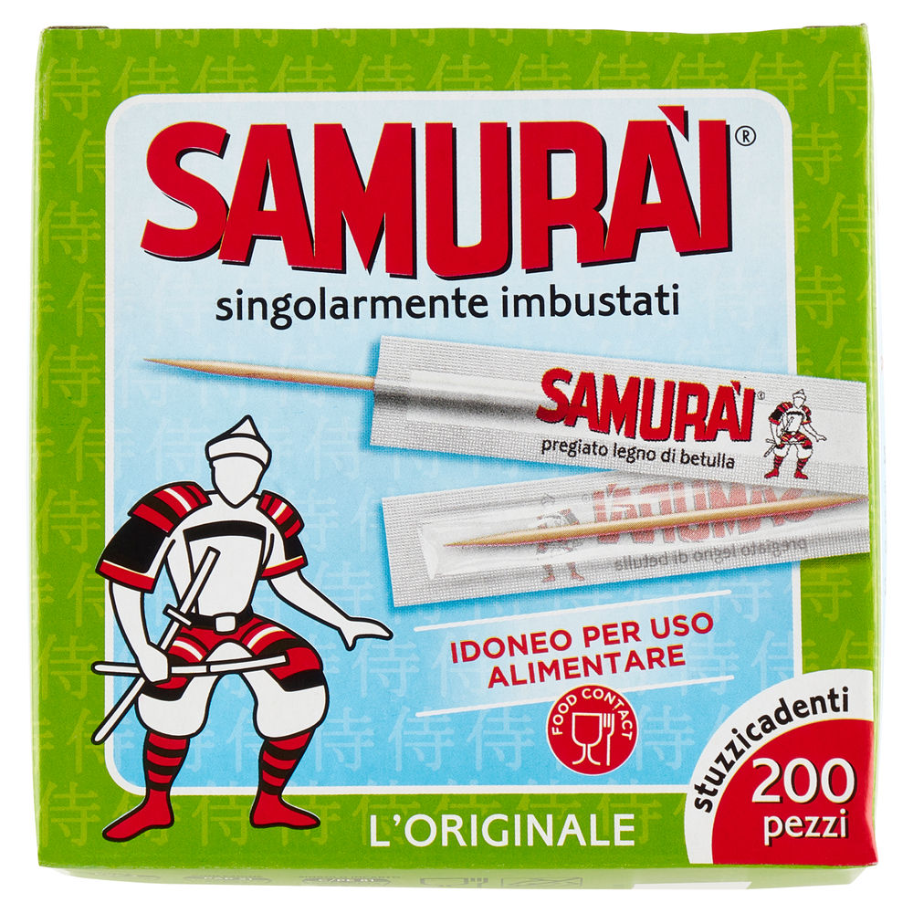 Stuzzicadenti samurai imbustati singoli sc. pz. 200