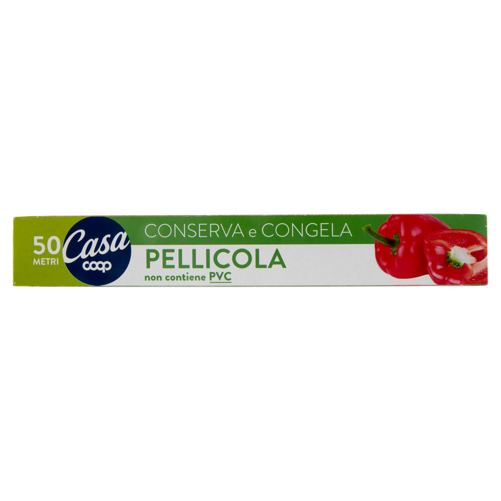 ROTOLO PELLICOLA TRASPARENTE COOP CASA MT.50 SCATOLA PZ.1 - 6