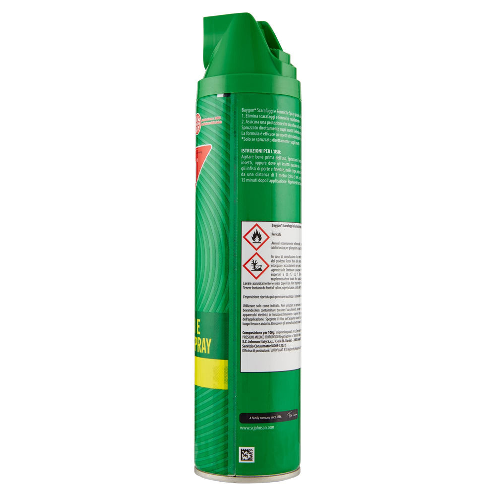 INSETTICIDA SPRAY BAYGON SCARAFAGGI FORMICHE ML 400 - 6