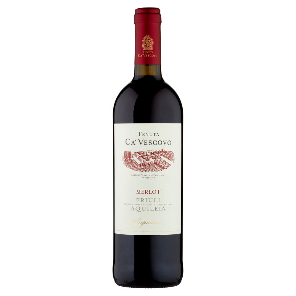 MERLOT DOC TENUTA CA' VESCOVO ML.750 - 0