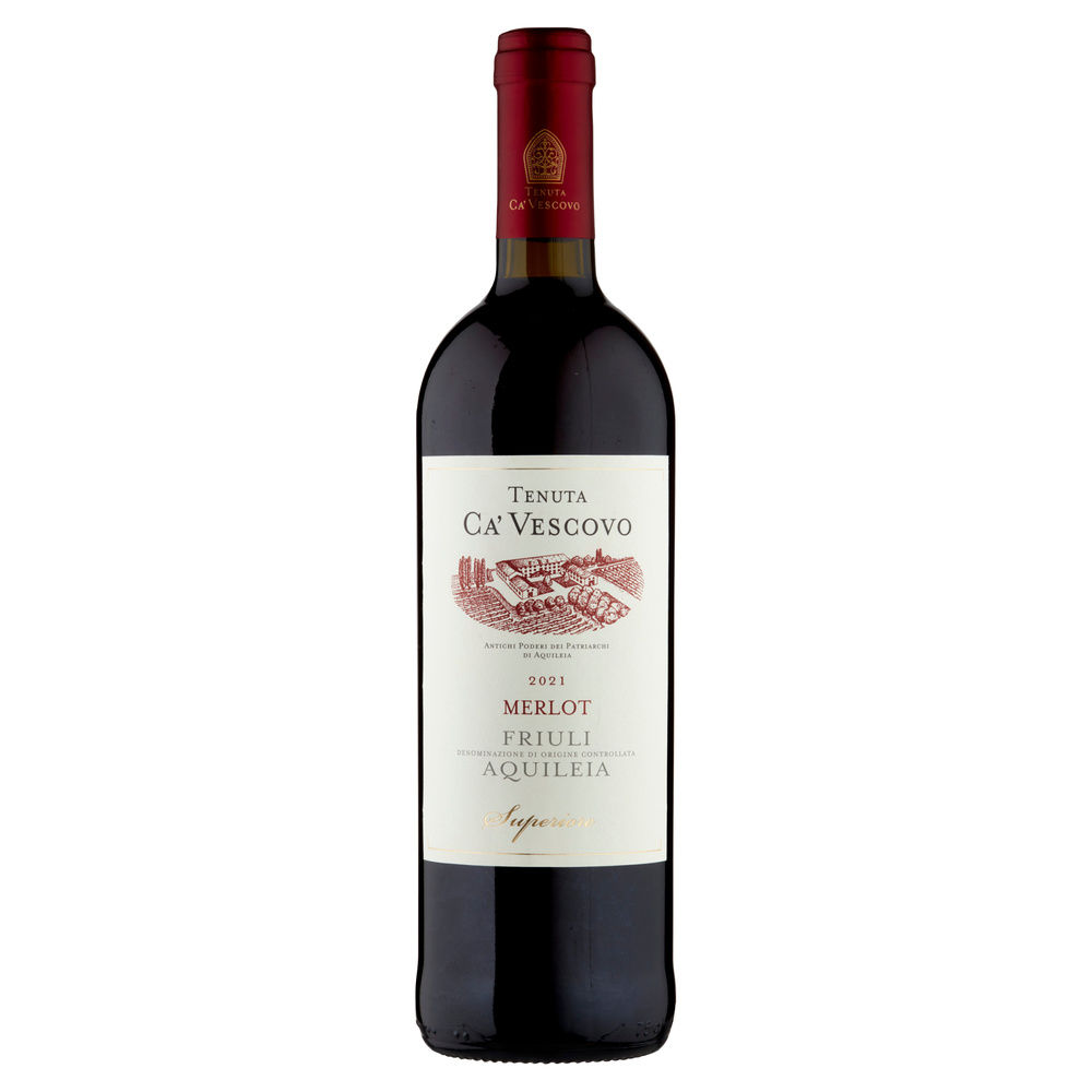 MERLOT DOC TENUTA CA' VESCOVO ML.750 - 2