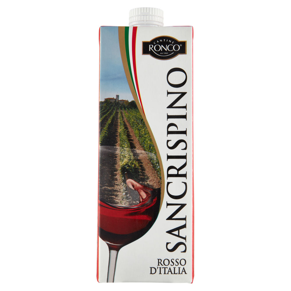 Vino da tavola rosso ronco sancrispino brick l 1