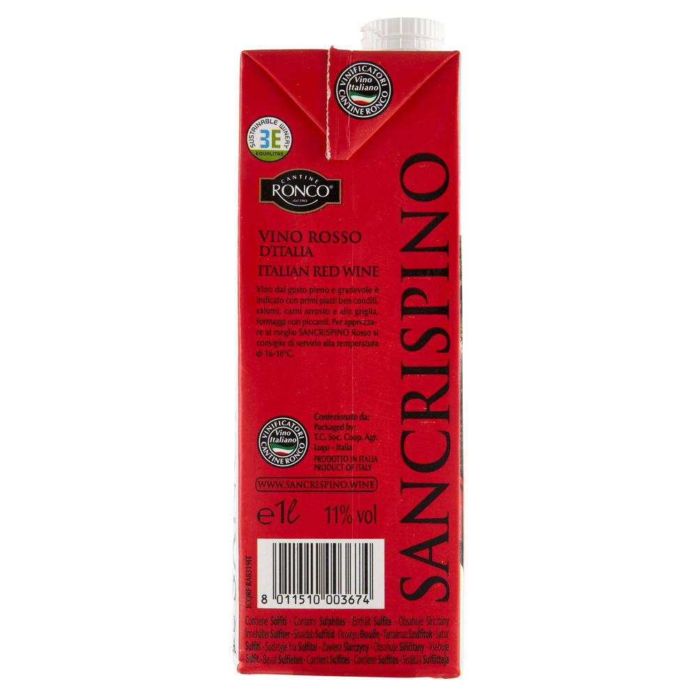 VINO DA TAVOLA ROSSO RONCO SANCRISPINO BRICK L 1 - 4