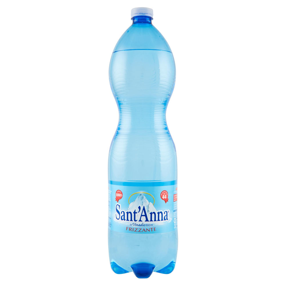 ACQUA MINERALE FRIZZANTE SANT'ANNA VINADIO PET L 1,5 - 7