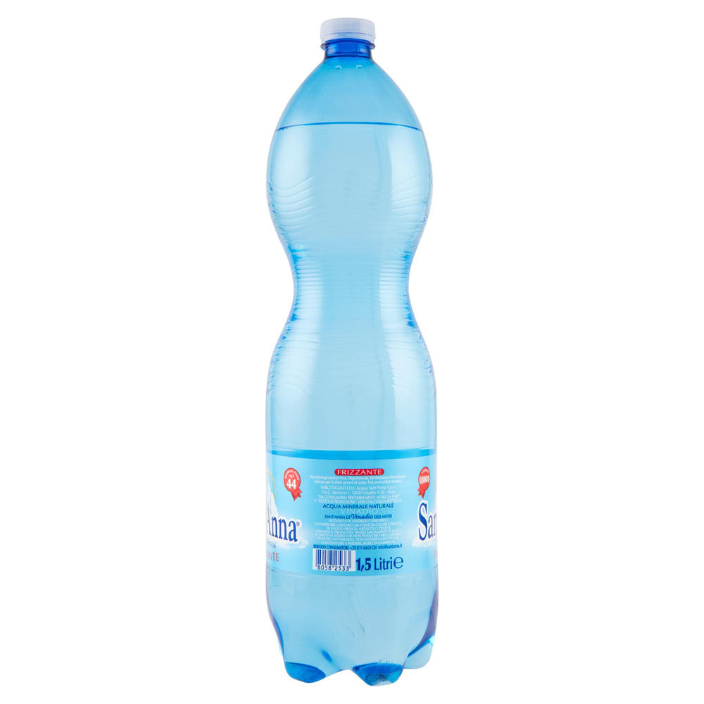 ACQUA MINERALE FRIZZANTE SANT'ANNA VINADIO PET L 1,5 - 6