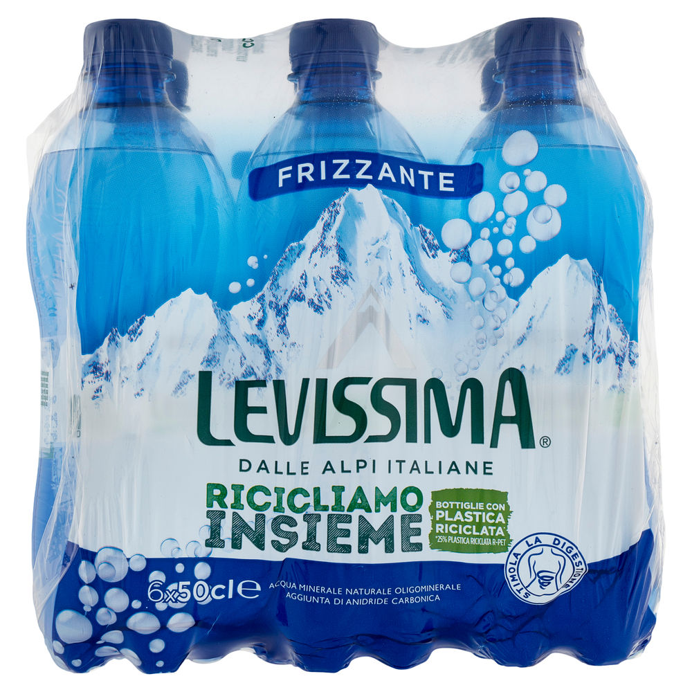 ACQUA LEVISSIMA FRIZZANTE CLUSTER ML 500 X 6 - 2