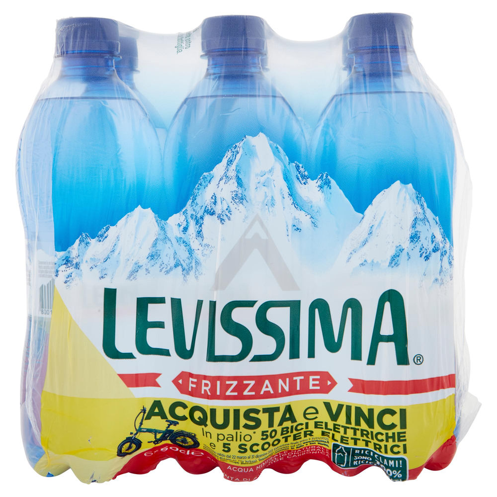 ACQUA LEVISSIMA FRIZZANTE CLUSTER ML 500 X 6 - 3