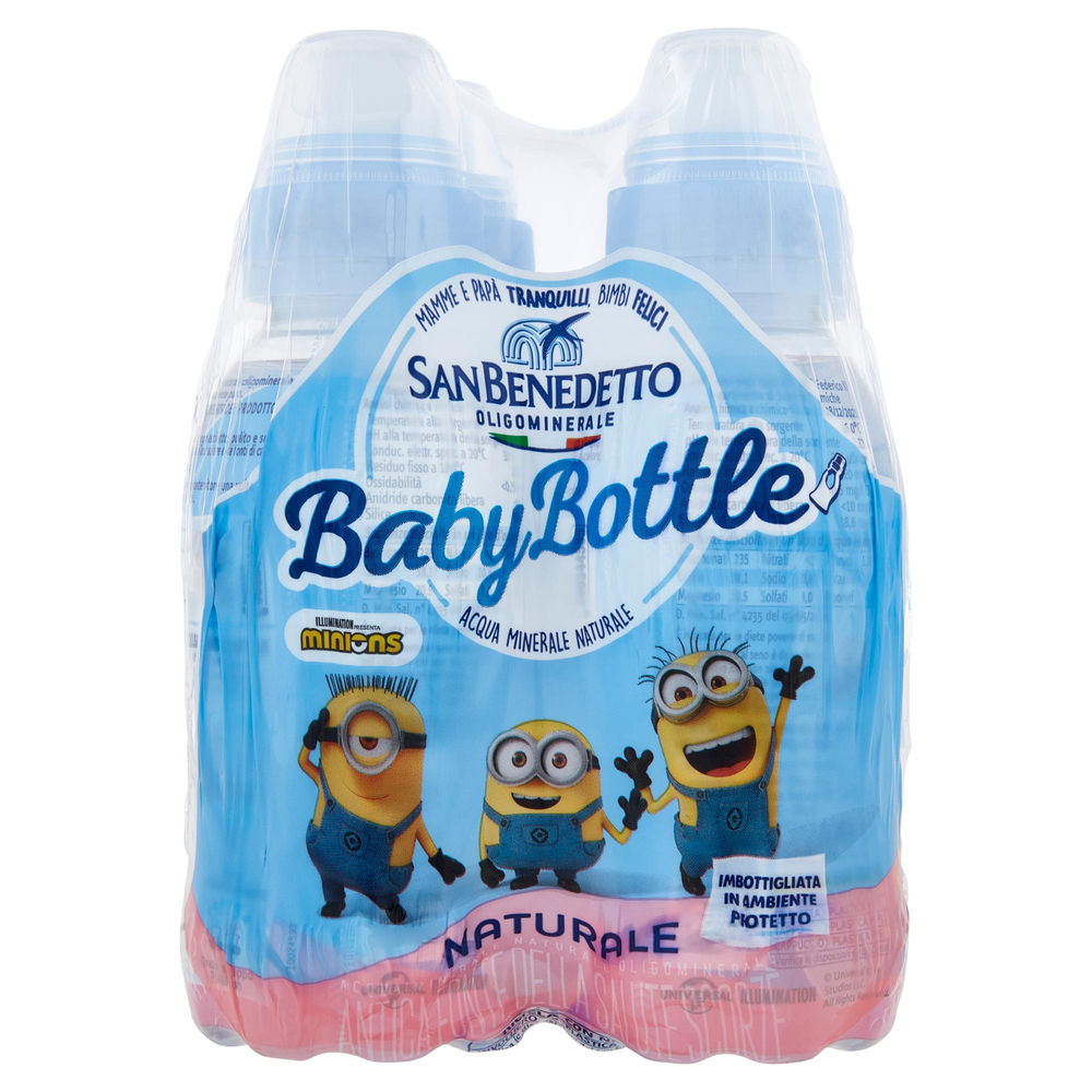 ACQUA MINERALE NATURALE SAN BENEDETTO BABY-BOTTLE CLUSTER PET ML 250 X 4 - 0