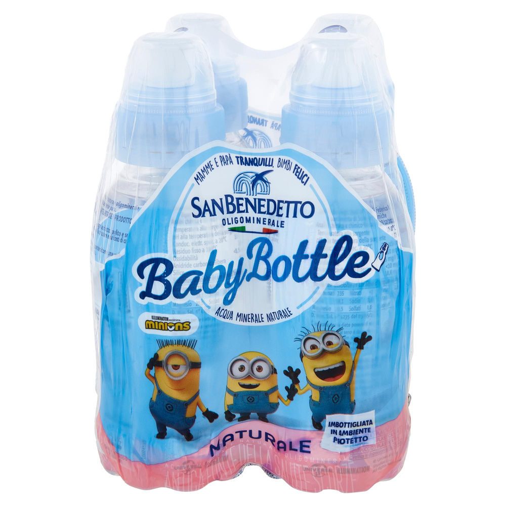 ACQUA MINERALE NATURALE SAN BENEDETTO BABY-BOTTLE CLUSTER PET ML 250 X 4 - 4