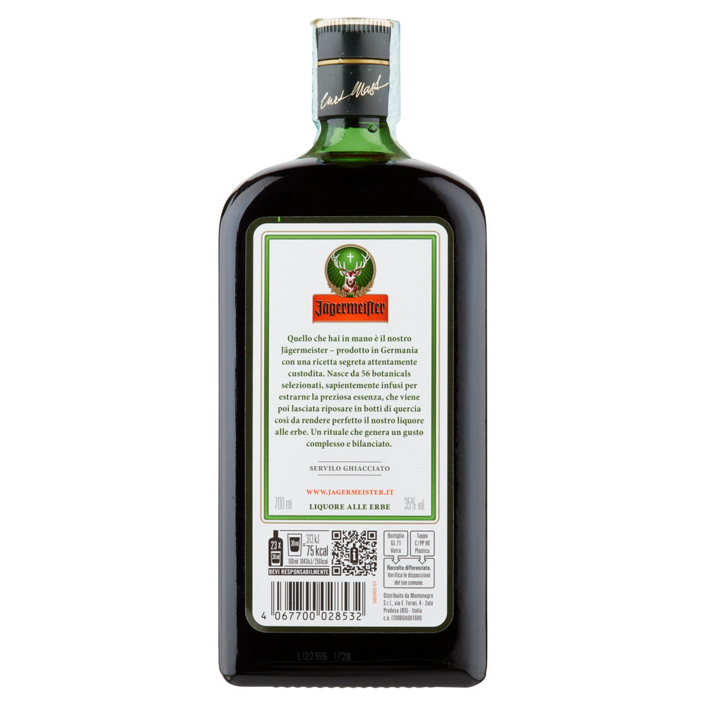 AMARO JAGERMEISTER 35 GRADI BOTTIGLIA  ML 700 - 1