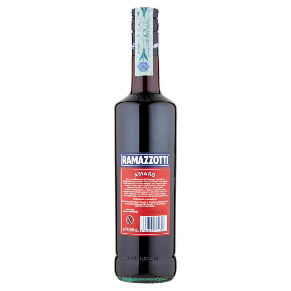 AMARO RAMAZZOTTI 30 GRADI BOTTIGLIA  ML 700 - 1