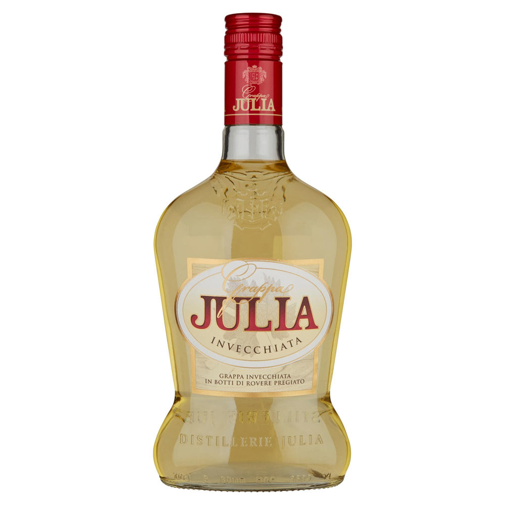 Grappa julia invecchiata 40 gradi bottiglia ml.700