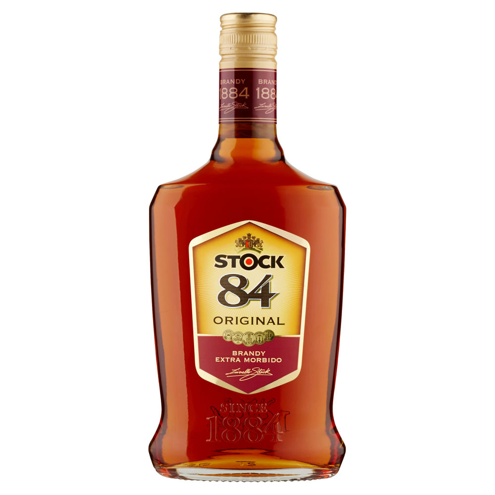 Brandy stock 84 original 36 gradi bottiglia  ml.700