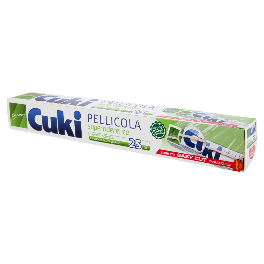 PELLICOLA CUKI ROTOLO TRASPARENTE MT.25 PZ.1 - 6