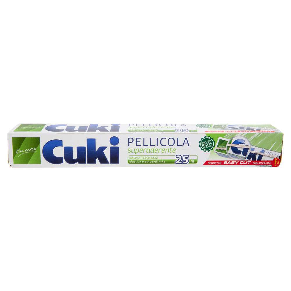 PELLICOLA CUKI ROTOLO TRASPARENTE MT.25 PZ.1 - 2