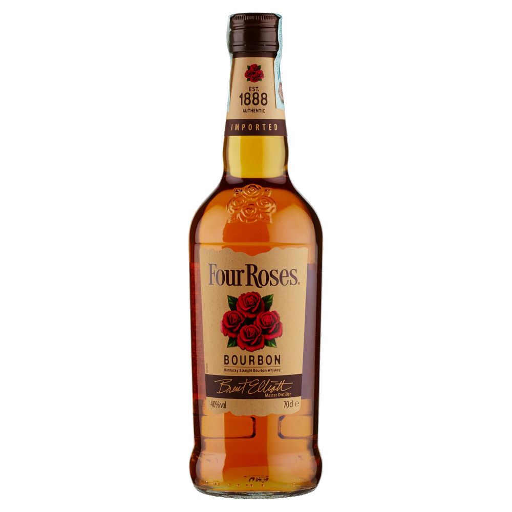 WHISKEY BOURBON FOUR ROSES 40 GRADI BOTTIGLIA ML.700 - 5