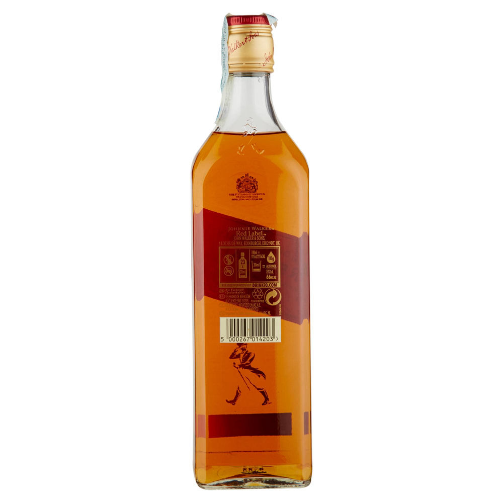 WHISKY JOHNNIE  WALKER RED LABEL 3 Y.O. 40 GRADI  BOTTIGLIA ML. 700 - 1