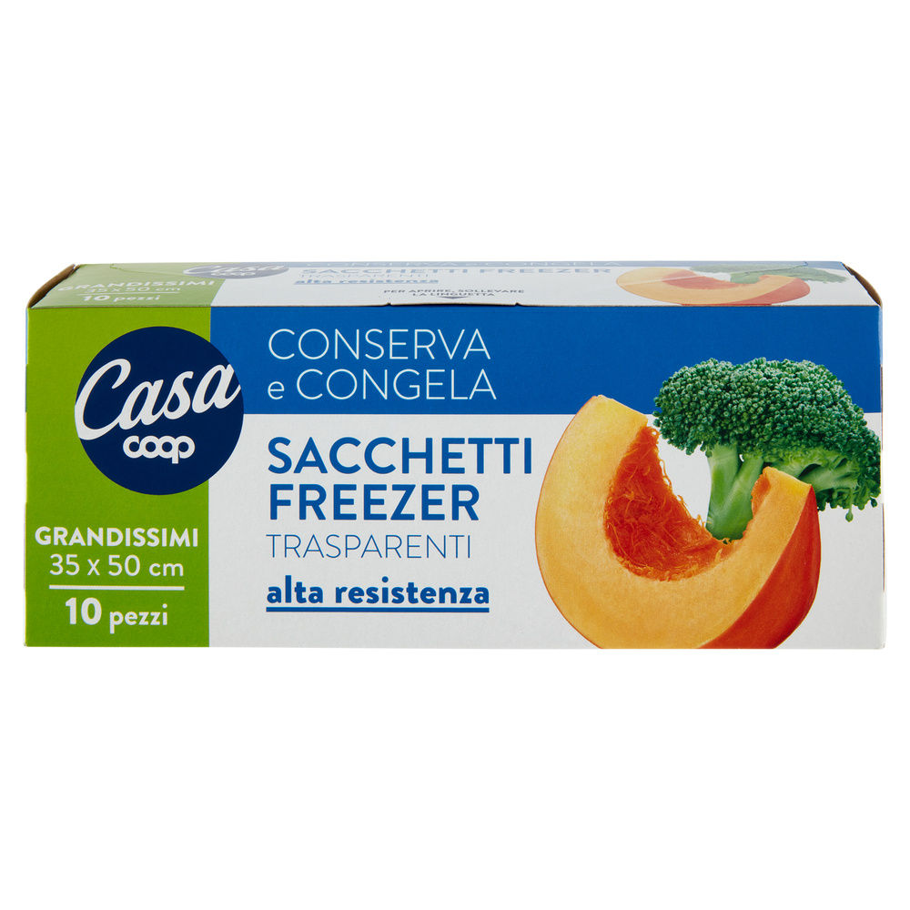 SACCHETTI FREEZER COOP CASA GRANDISSIMI CM.35X50 PZ.10 - 2